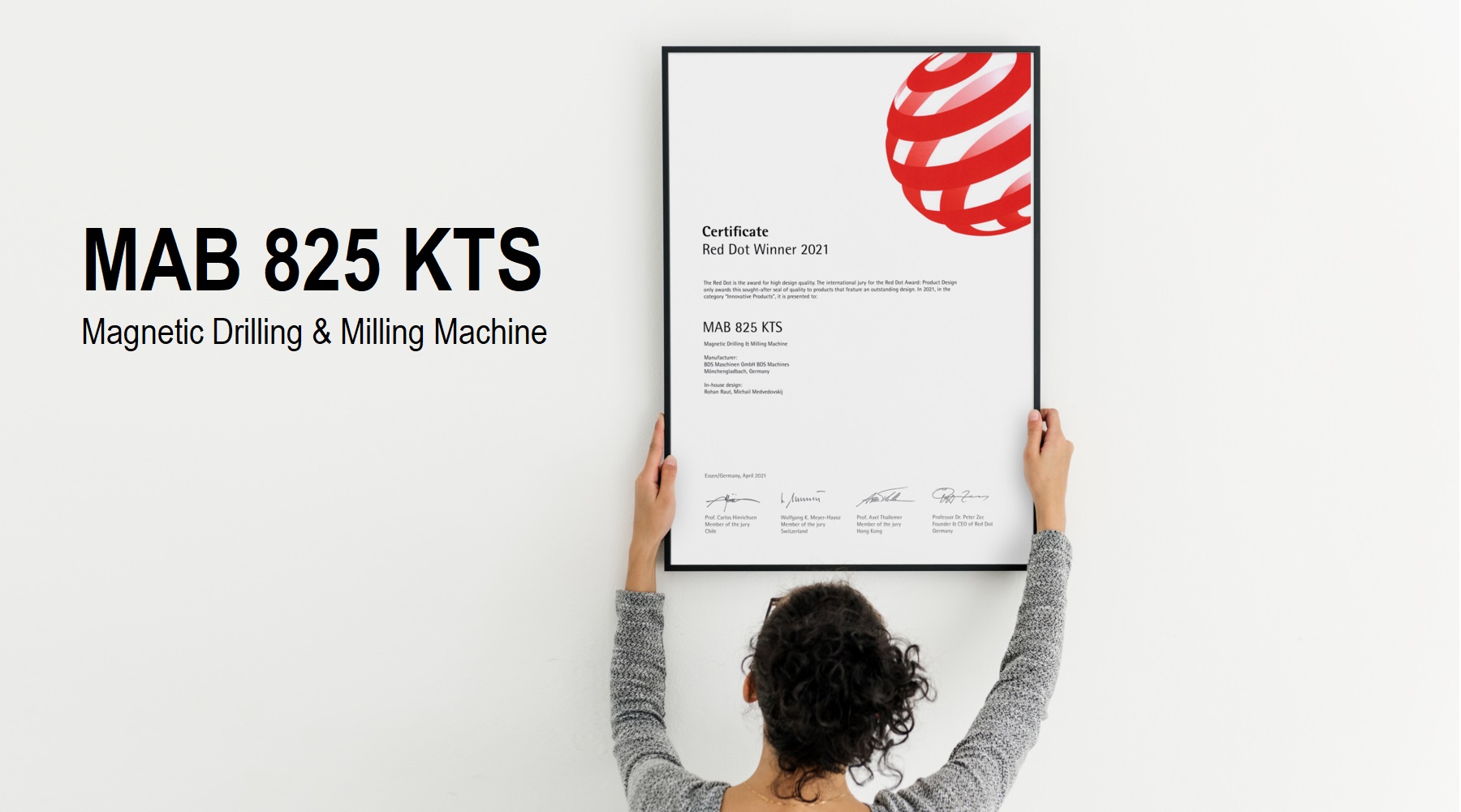 MAB 825 KTS - Winner of Red Dot Award: Product Design 2021